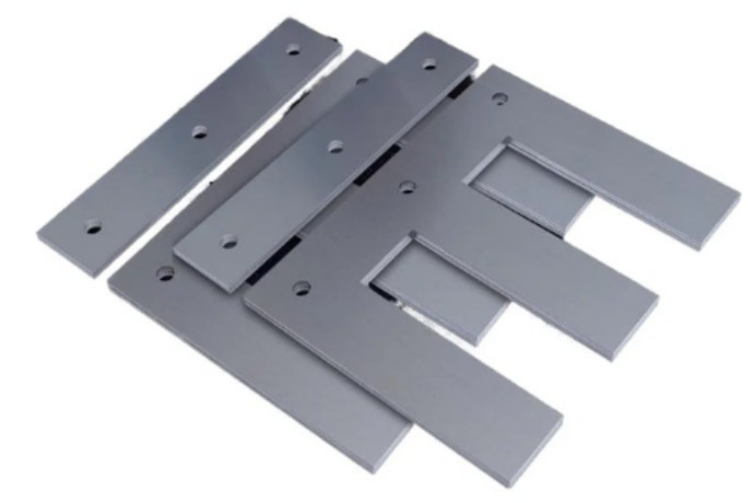Slitted silicon steel lamination core