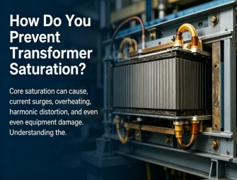 How do you prevent transformer core saturation