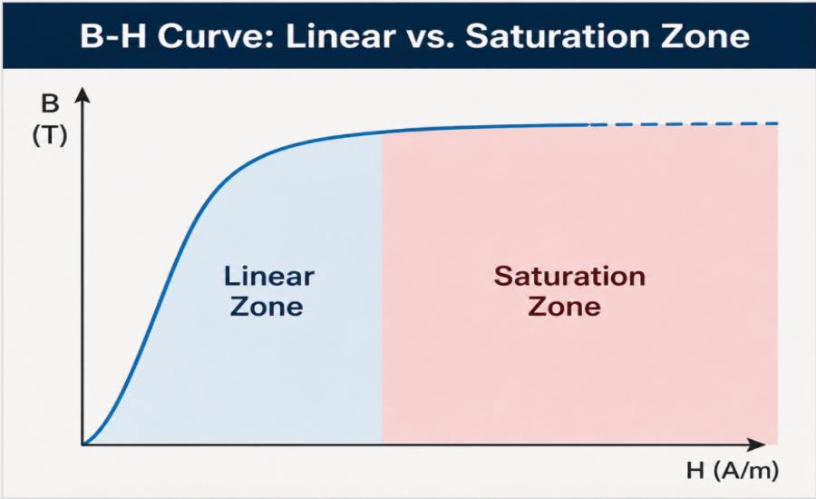 How do you prevent transformer core saturation